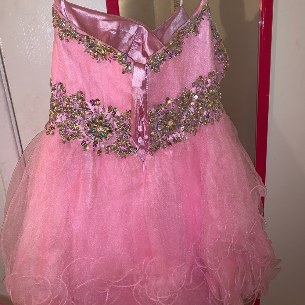 Pink poof dress